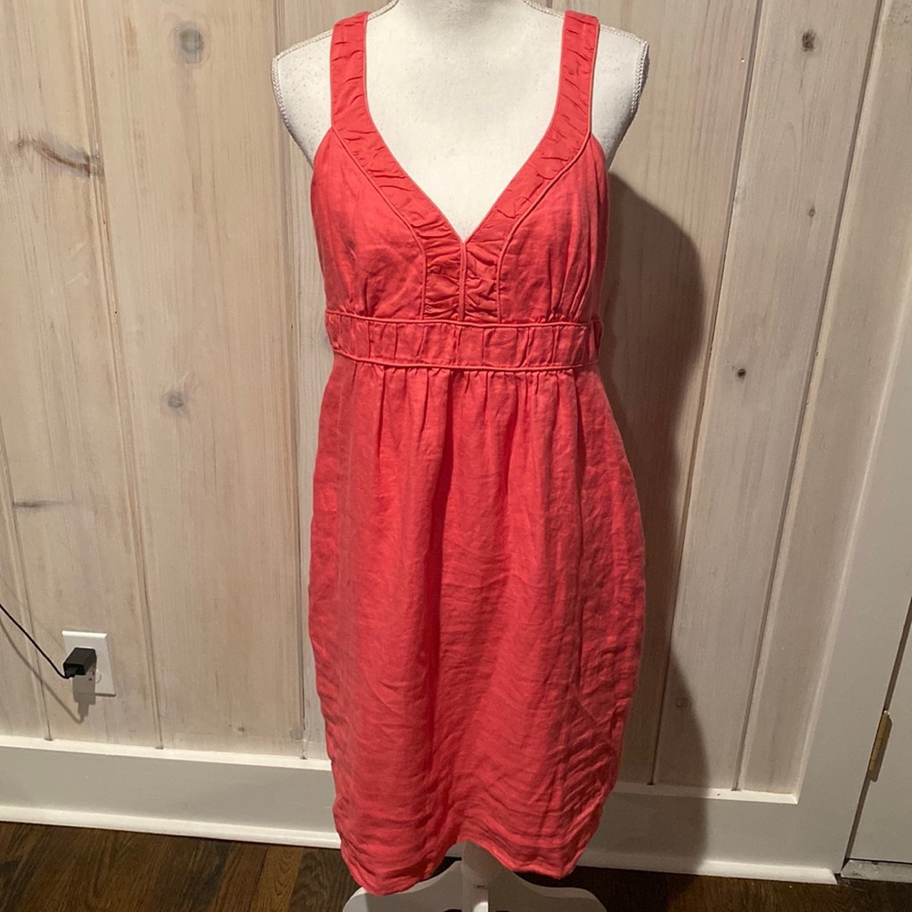 Pink Banana Republic, crisscross back dress NWT